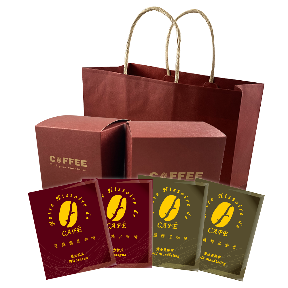 咖啡,咖啡機,咖啡豆,咖啡購物平台,網路咖啡購物中心,咖啡豆專賣店,精選咖啡禮盒,精選咖啡禮盒-冠盛-月見團圓禮盒(黃金曼特寧+尼加拉瓜)