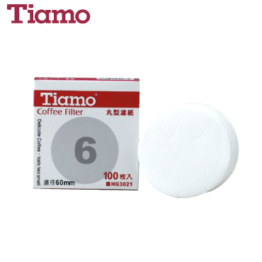 咖啡,咖啡機,咖啡豆,咖啡購物平台,網路咖啡購物中心,咖啡豆專賣店,咖啡器具&咖啡用品,濾紙//濾器//濾布//濾杯-Tiamo 60mm丸型濾紙