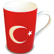 咖啡,咖啡機,咖啡豆,咖啡購物平台,網路咖啡購物中心,咖啡豆專賣店,KONITZ-土耳其國旗馬克杯