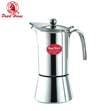 咖啡,咖啡機,咖啡豆,咖啡購物平台,網路咖啡購物中心,咖啡豆專賣店,咖啡器具&咖啡用品,摩卡壺系列-武士摩卡壺(4杯份)